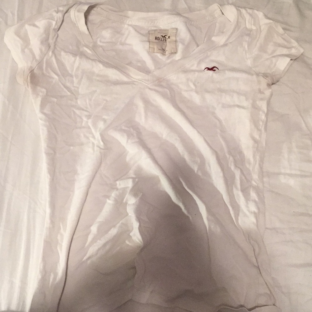 Hollister White Tee